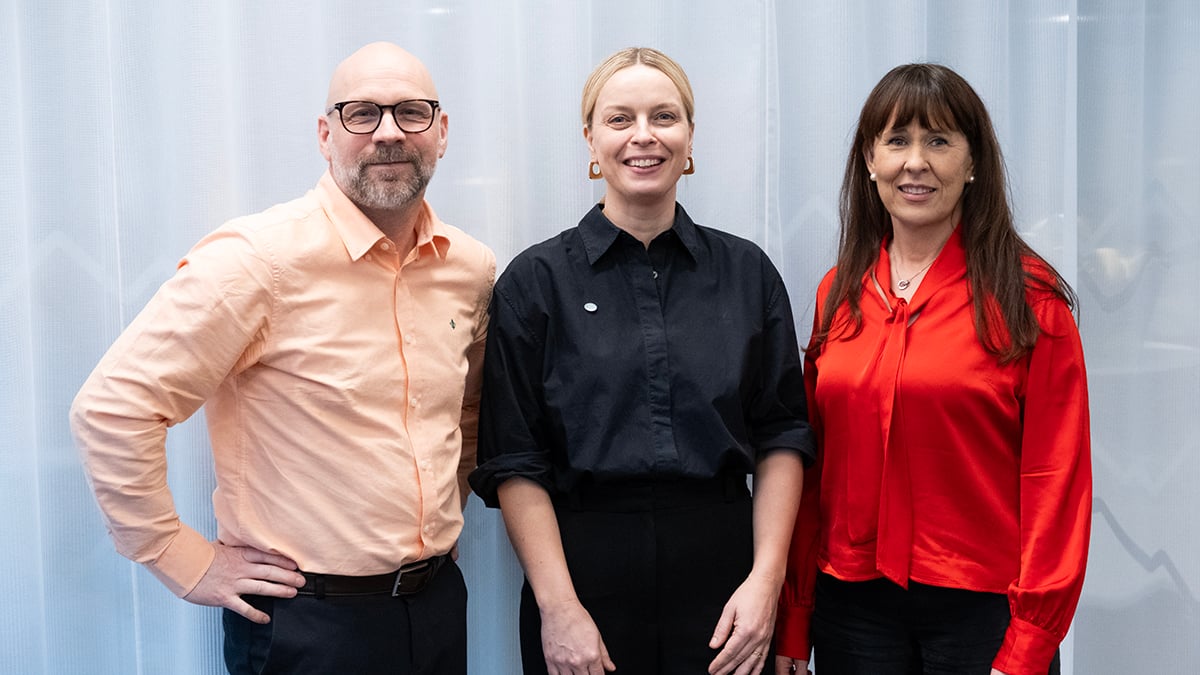 Mattias, Fredrika och Eva